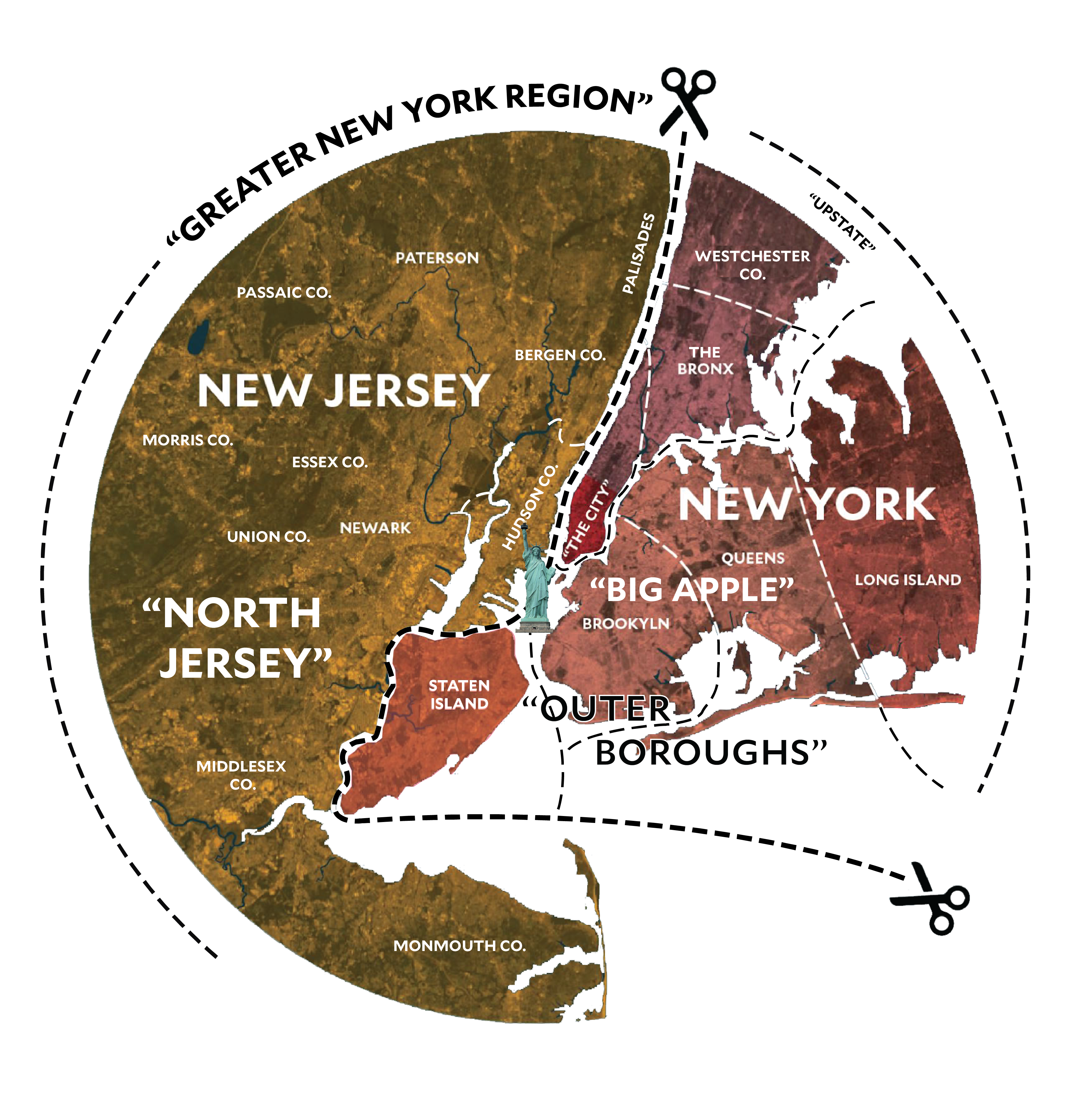 Regional Unified Network transit integration map