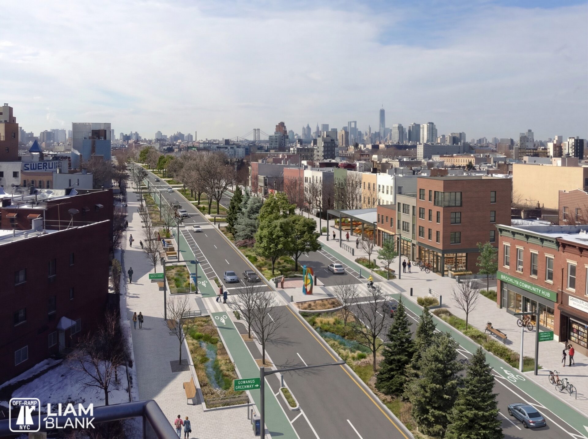 Northern BQE replacement visualization.