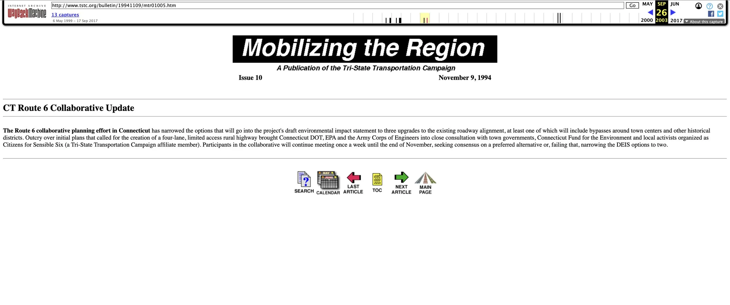 CT Route 6 Collaborative Update — Source page 1