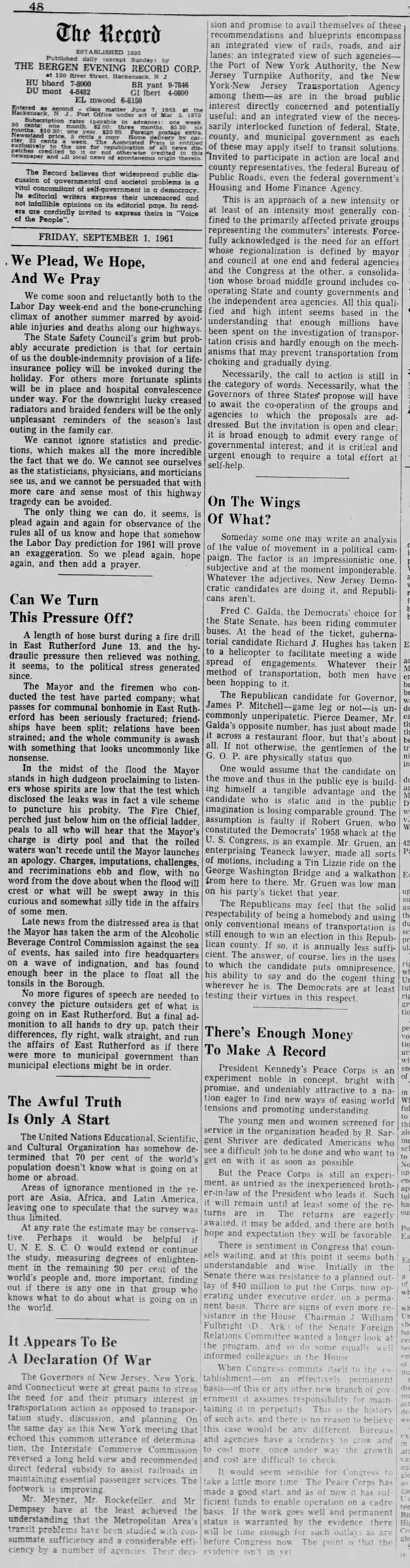 It Appears To Be A Declaration Of War — Source page 1